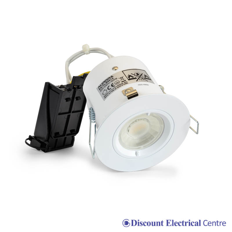 Aurora Fire Rated Downlight C W Bezel & Lamp